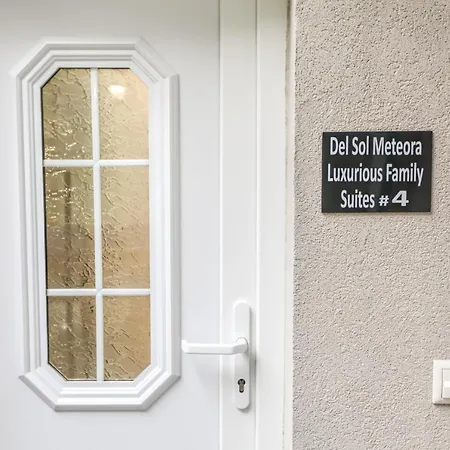 Del Sol #4 Meteora Luxurious Family Suites Apartment *